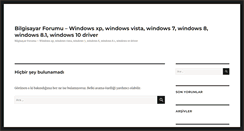 Desktop Screenshot of bilgisayarforumu.com